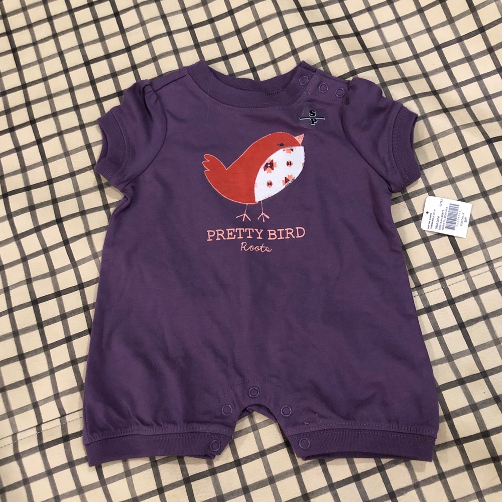 NWT Baby Roots Romper